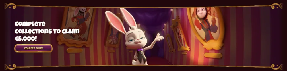 Banner výzev Magius kolekce nabízející peněžní odměny za dokončení